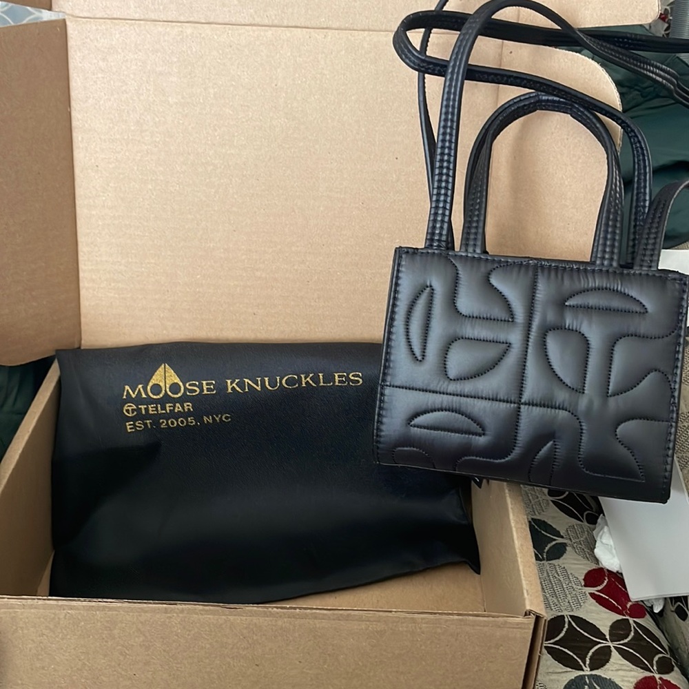 Brand new MooseKnukles x Telfar Small bag